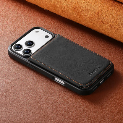 Luxury Leather Wallet Phone Case With Card Slots Stand For iPhone 17 16 15 14 13 Pro Max 16e Brown Shockproof Bumper Cover