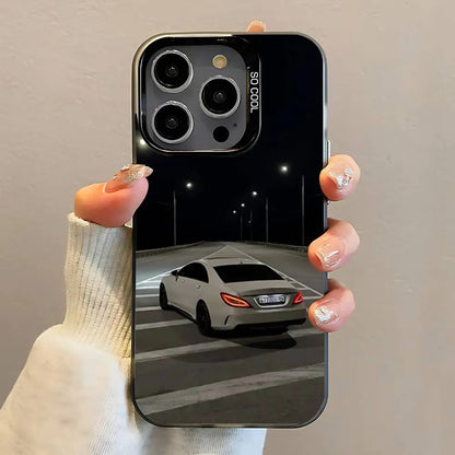 Cls 63 AMG Car M-Mer-cedes Phone Case For iPhone 16,15,14,13,12,11,Pro,Max,Plus,Mini,SE Anti Fall Black Matte Hard Bumper