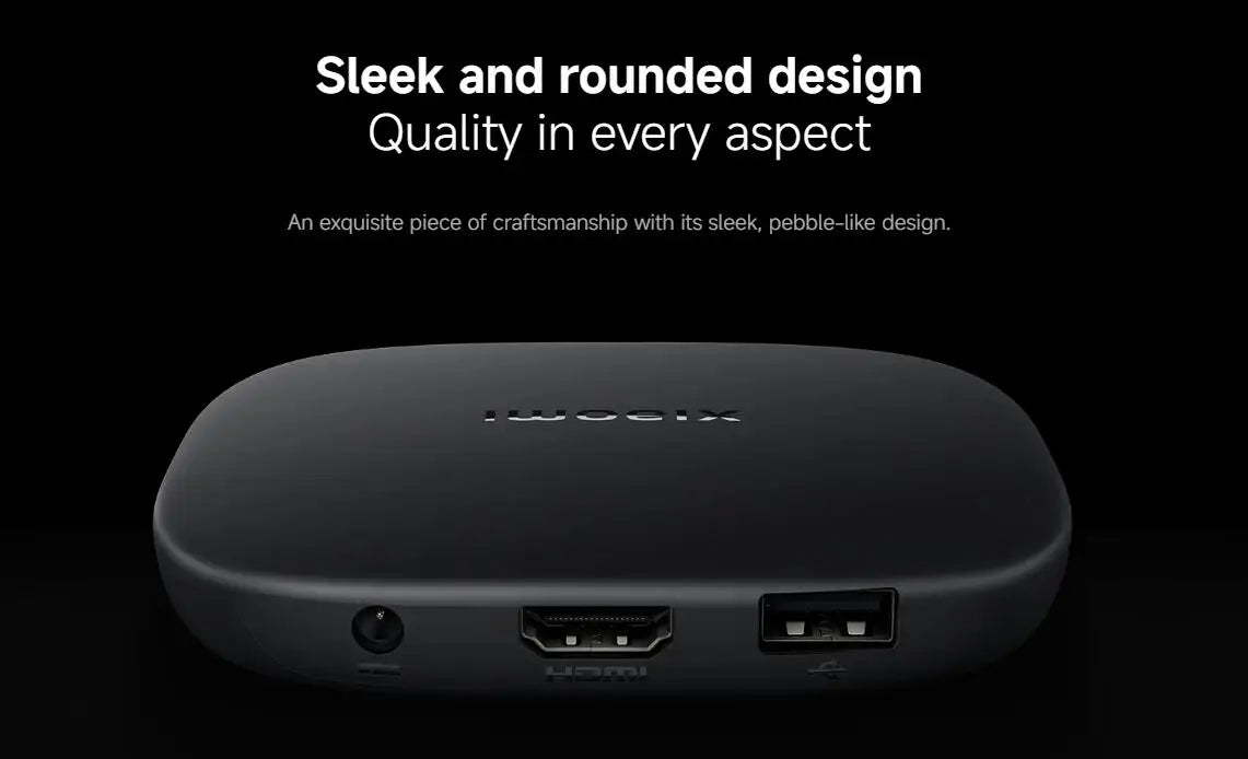 New Xiaomi TV Box S 3rd Gen,Google TV 4K UHD Media Player,Dolby Vision HDR10+ Smart Android TV Box, Google Assistant Set-Top Box