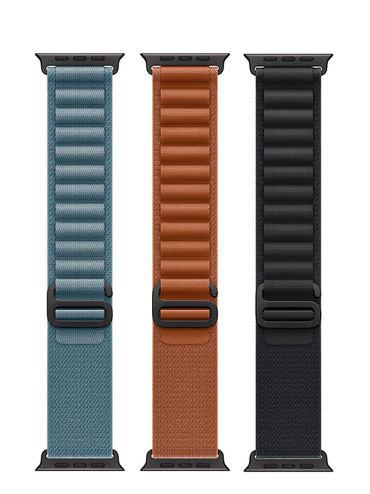 Alpine Loop Strap for Apple Watch – Rugged Adjustable Band (40–49mm, Ultra/Series Compatible)