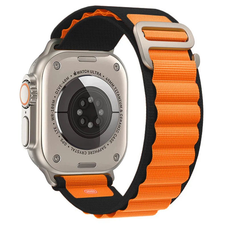 Alpine Loop Strap for Apple Watch – Rugged Adjustable Band (40–49mm, Ultra/Series Compatible)