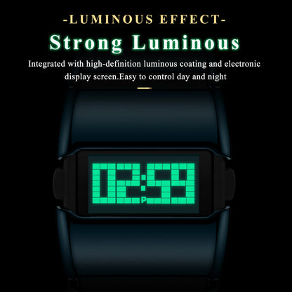 POEDAGAR LED Waterproof Men’s Watch