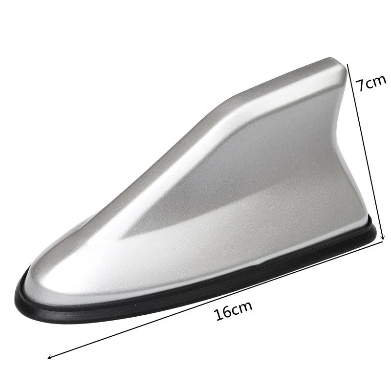 Universal Shark Fin Car Antenna – Carbon Fiber Style AM/FM Signal Amplifier