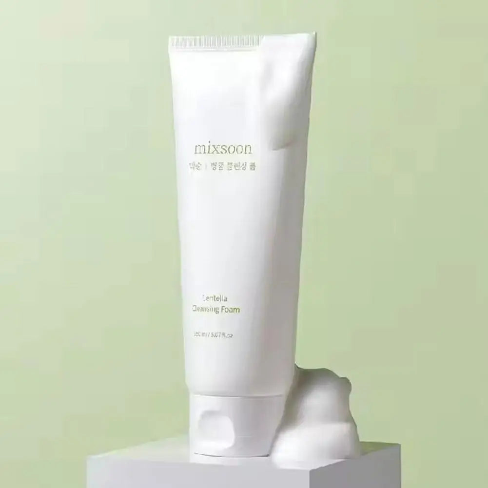 Centella Asiatica & Soybean Facial Cleanser 150ml Deep Pore Cleansing Oil Control Gentle Face Wash Refreshing Reduce Dark Spots