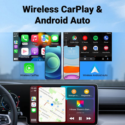 Wireless CarPlay Adapter for iPhone – Mini Plug & Play Auto Connect