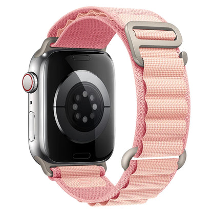 Nylon Alpine Strap for Apple Watch – Adjustable Sport Band (40–49mm, Ultra & Series Compatible)