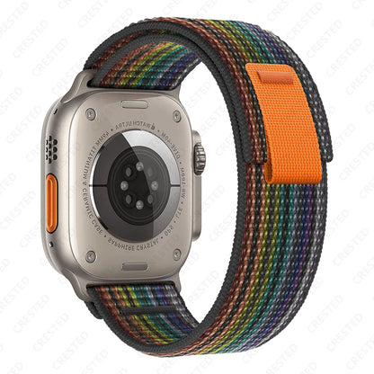 Trail Loop Strap for Apple Watch – Adjustable Sport Band (40–49mm, Ultra/Series Compatible)