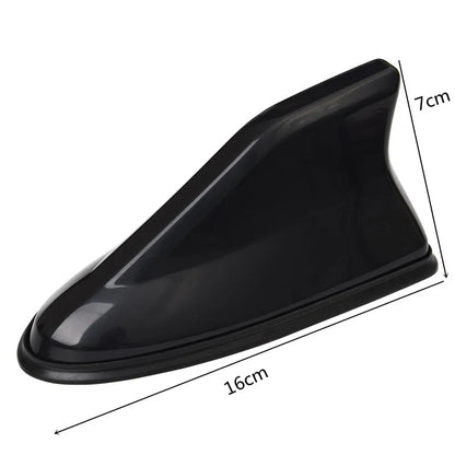 Universal Shark Fin Car Antenna – Carbon Fiber Style AM/FM Signal Amplifier