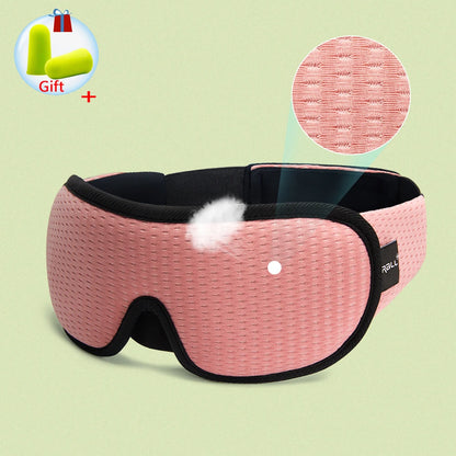 3D Sleep Mask – 100% Blackout Eye Mask for Travel & Relaxation