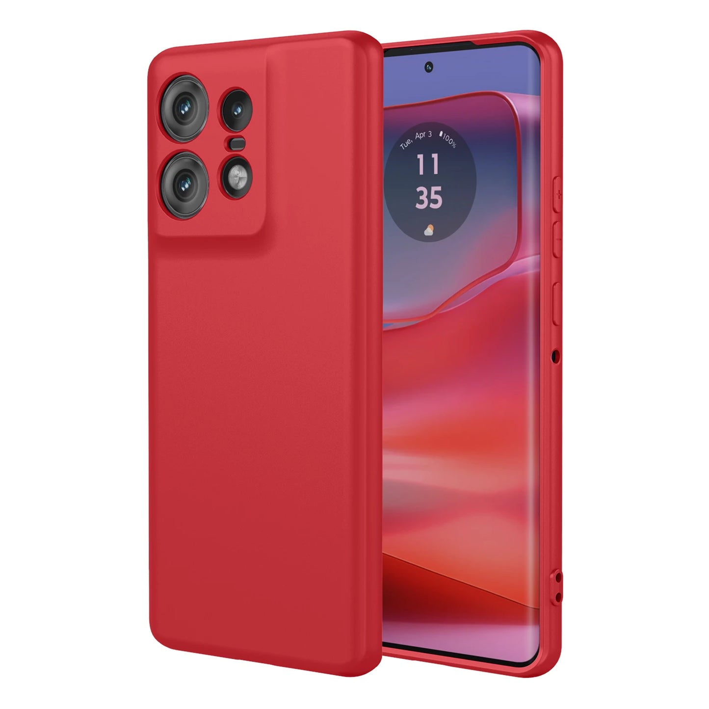 Flexible Liquid Silicone Case For Motorola Edge 50 Pro 60 Fusion Ultra 40 Neo Plus 2023 5G Protective Cover Bumper Fundas Coque