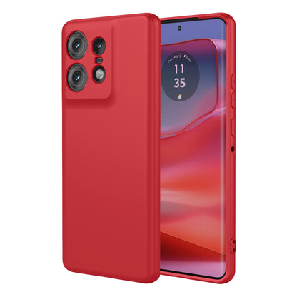 Flexible Liquid Silicone Case For Motorola Edge 50 Pro 60 Fusion Ultra 40 Neo Plus 2023 5G Protective Cover Bumper Fundas Coque