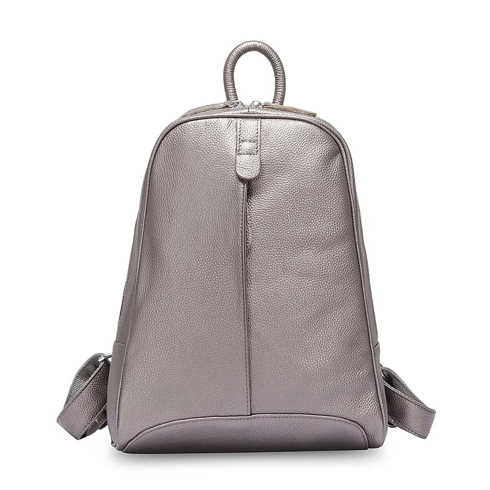 Zency Soft Genuine Leather Women’s Travel Backpack