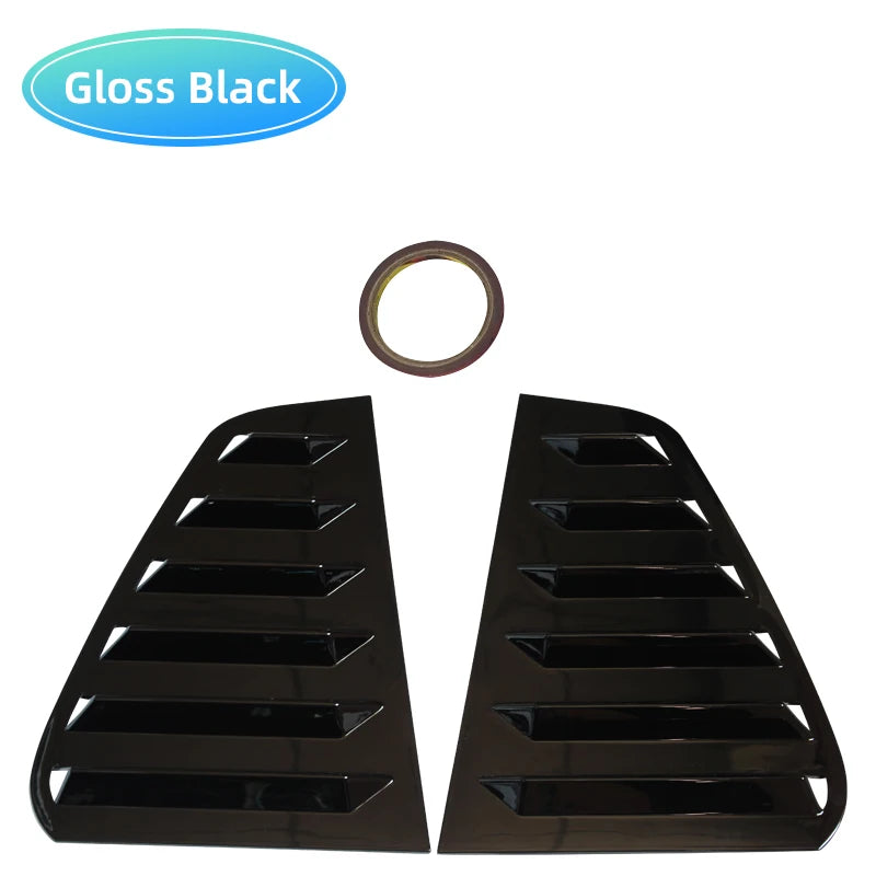 Pair Rear Side Window Trim Spoiler For VW Golf 5 Golf 6 Golf 7 MK5 MK6 MK7 MK7.5 2003-2020 Window Shutter Cover Louver Air Vents