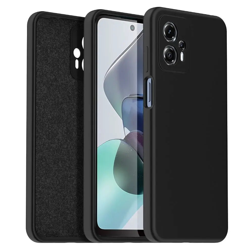 Flexible Liquid Silicone Case For Motorola Edge 50 Pro 60 Fusion Ultra 40 Neo Plus 2023 5G Protective Cover Bumper Fundas Coque