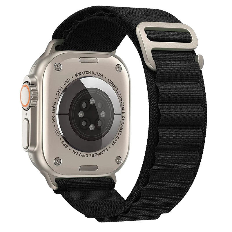 Alpine Loop Strap for Apple Watch – Rugged Adjustable Band (40–49mm, Ultra/Series Compatible)