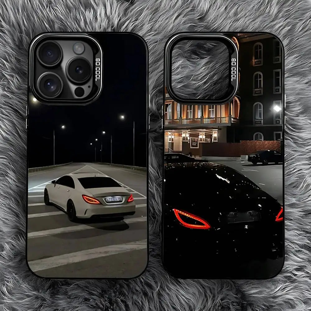 Cls 63 AMG Car M-Mer-cedes Phone Case For iPhone 16,15,14,13,12,11,Pro,Max,Plus,Mini,SE Anti Fall Black Matte Hard Bumper
