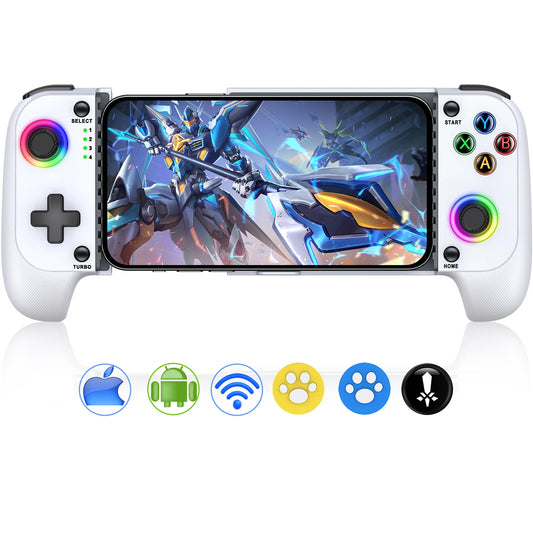 Kontrollues Lojërash me Valë DinoFire MC101 – Levë Hall, 6-Bosht, Gamepad Celulari