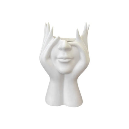 Creative Human Body Pen Holder – Multifunctional Desk & Makeup Organizer