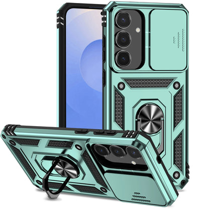 Armor Case For Samsung Galaxy S25 FE S25Edge A17 A07 A56 A26 A36 A16 A06 S25FE Coque Ring Holder Shockproof Lens Protect Cover