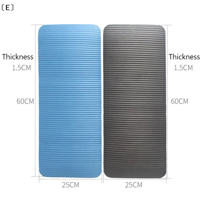 〔E〕Multi-functional Yoga Knee Pad Gym Equipment Foam Portable Flat Belly Wheel Pad Anti-sweat Folding Yoga Mat Workout Sports