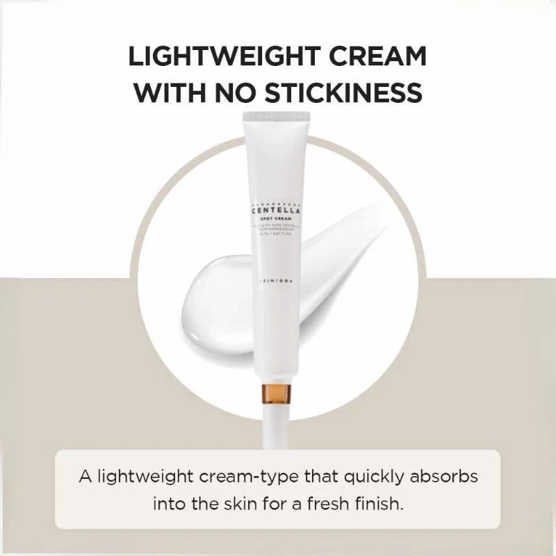 Korean Skin Care Centella Spot Cream 20ml Acne Facial Moisturizing Repairing Cream Smooths Skin Beauty Face Care Products