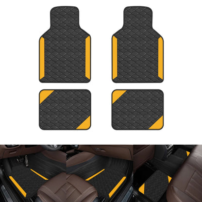 4pcs Luxury Car Floor Mats (Non-Slip & Durable)