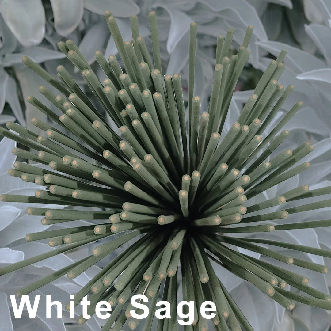 White Sage Incense Sticks – Natural Aromatherapy for Yoga, Meditation & Relaxation