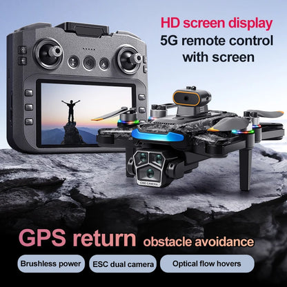 A14 Pro Max Drone 8K HD – Dual Camera GPS 5G WiFi Brushless RC Drone with Obstacle
