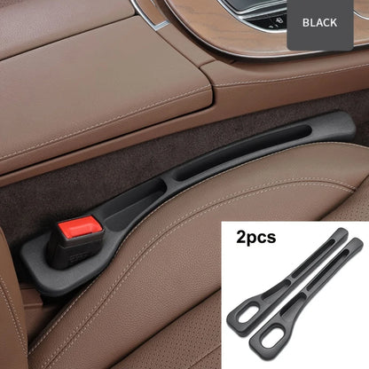 2PCS Car Seat Gap Filler Organizer – PU Waterproof Gap Plug with Storage Slots
