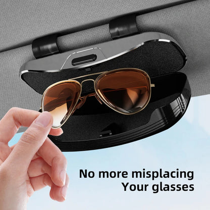 Car Sun Visor Sunglasses Case Glasses Holder Car Accessories Glasses Box For Peugeot 206 307 308 207 3008 208 407 508 2008 5008