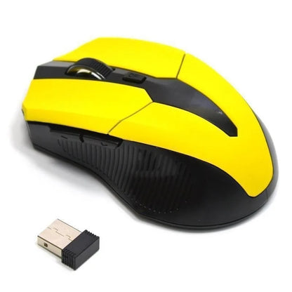 2.4Ghz 1200DPI Wireless Mouse Adjustable Optical Gaming Mouse Wireless Home Office Game Mice for PC Computer Laptop