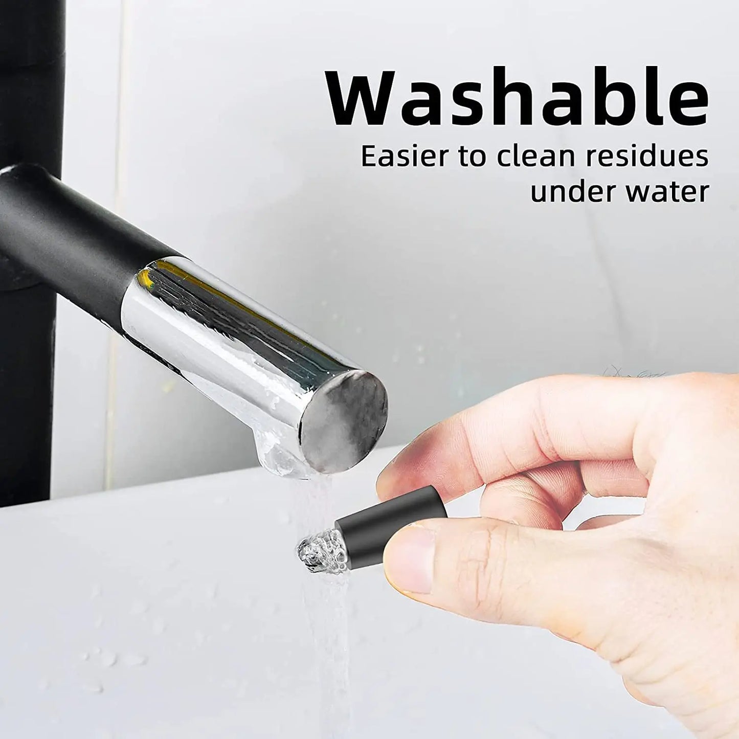 3-in-1 Electric Nose Hair Trimmer – USB Rechargeable Eyebrow & Facial Hair Remover (Aluminum Body)