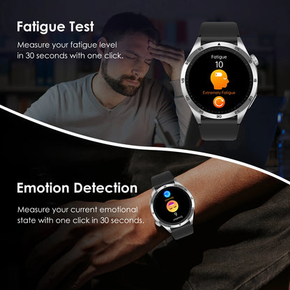 Marsyu Health Smartwatch – ECG+PPG, Bluetooth Call, Multi Health Monitor