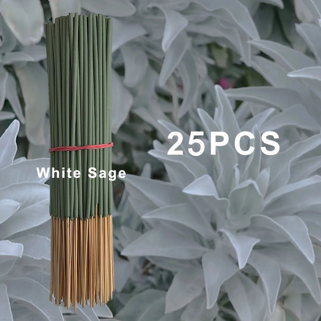 White Sage Incense Sticks – Natural Aromatherapy for Yoga, Meditation & Relaxation