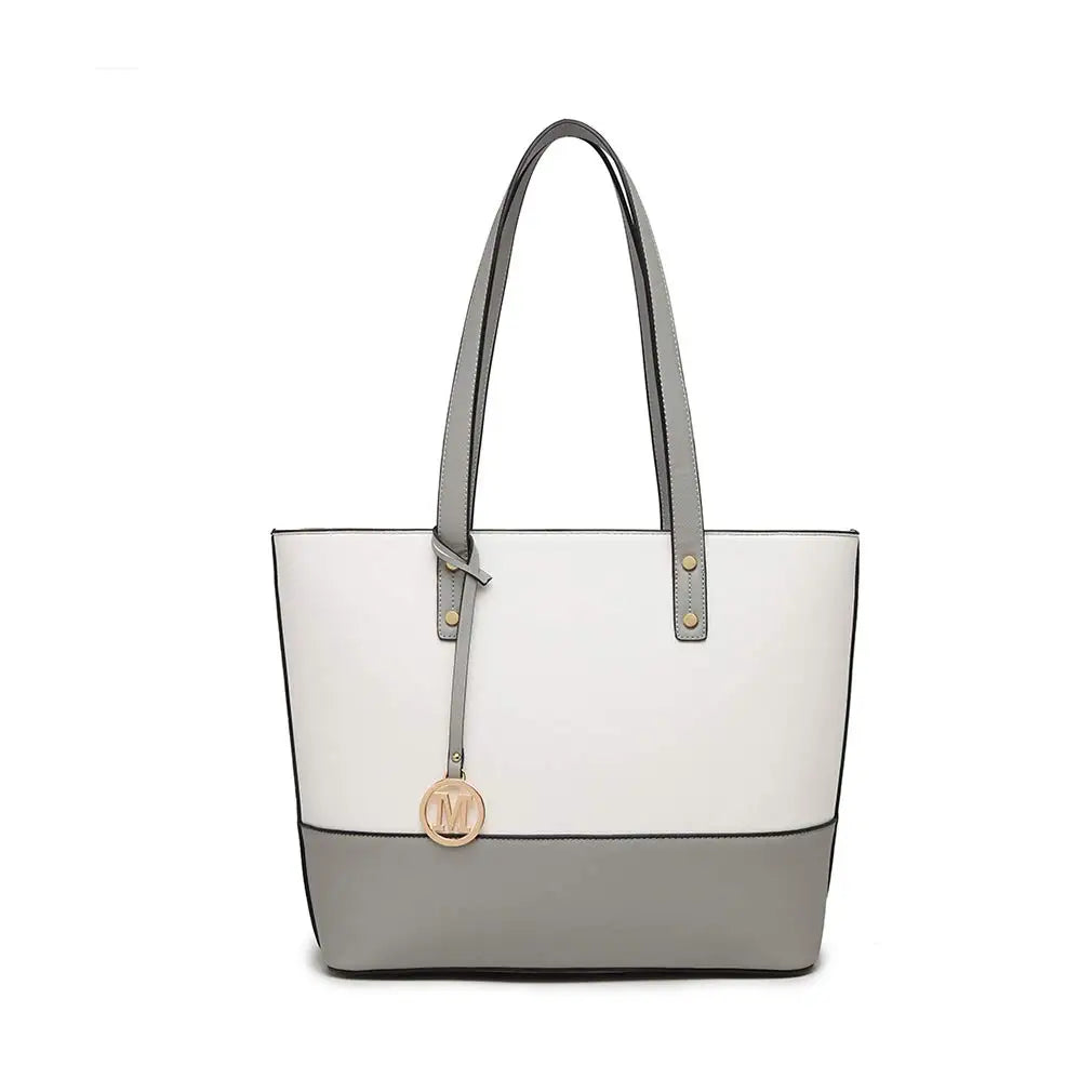 Miss Lulu 3PCS Women’s Handbag Set – Large Tote, Shoulder Bag & Briefcase
