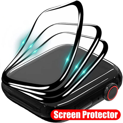 Apple Watch Screen Protector – Ceramic Film Protection (38–49mm, Ultra & Series Compatible)