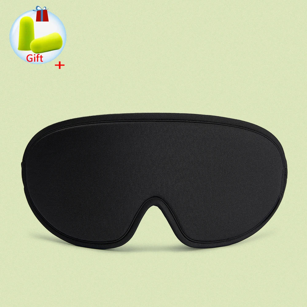 3D Sleep Mask – 100% Blackout Eye Mask for Travel & Relaxation
