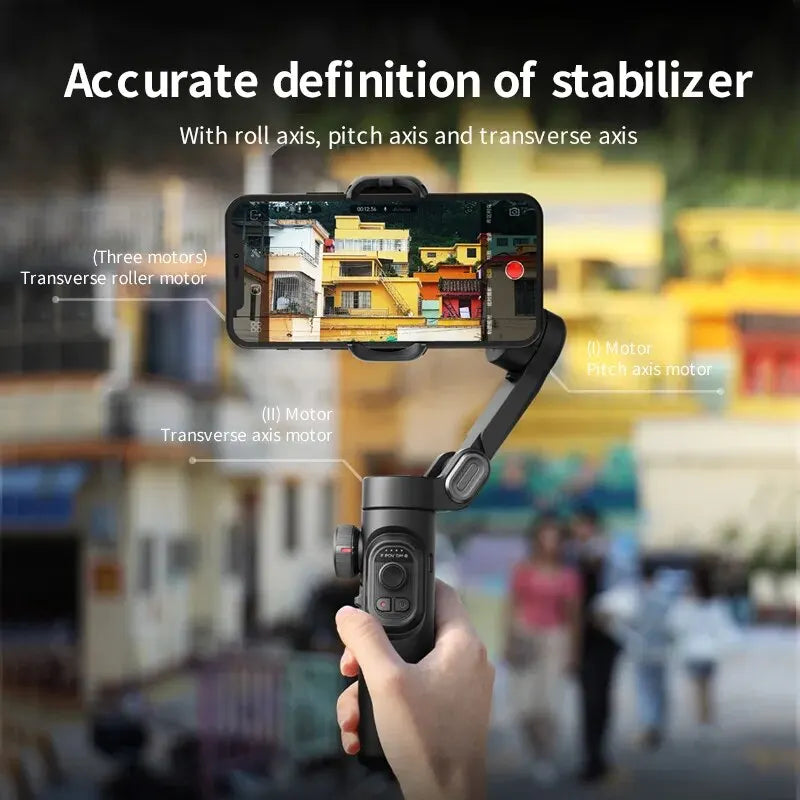 3-Axis Smartphone Gimbal Stabilizer (AI Tracking)