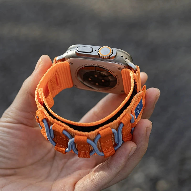 Breathable Nylon Sport Band for Apple Watch Ultra & Series
