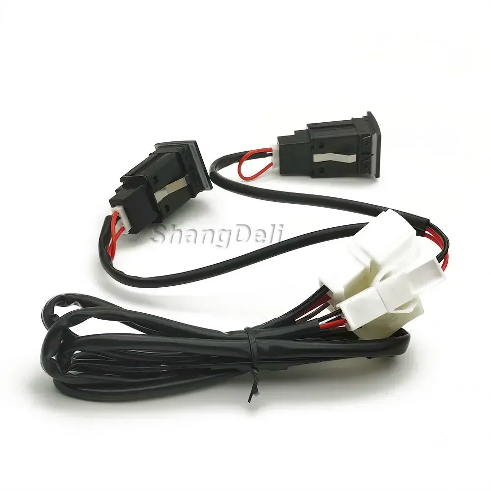 Fast Charging Car USB Adapter (PD & QC3.0 Power Button)