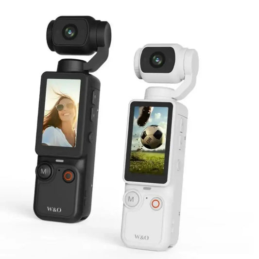 4K HD Rotating Vlogging Camera – 180° Flip, USB Rechargeable