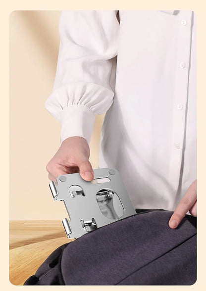 360° Rotating Tablet Stand – Adjustable Foldable Aluminum Holder for iPad & Phone