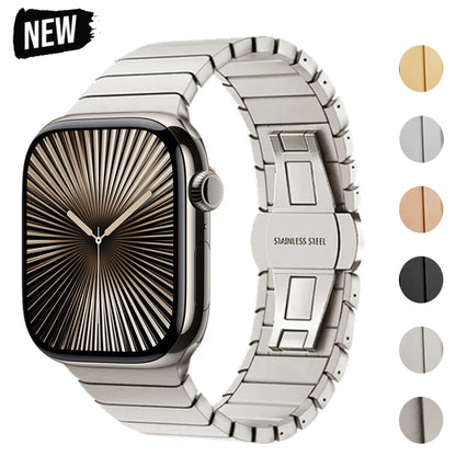 Stainless Steel Metal Band for Apple Watch – Luxury Business Strap for Ultra & Series 10/11