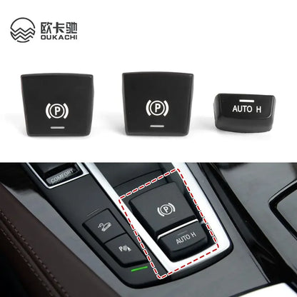 Electronic Parking Brake Switch Cover – Auto P Button Trim for BMW 5, 7, X3, X4, X5 & X6 Series