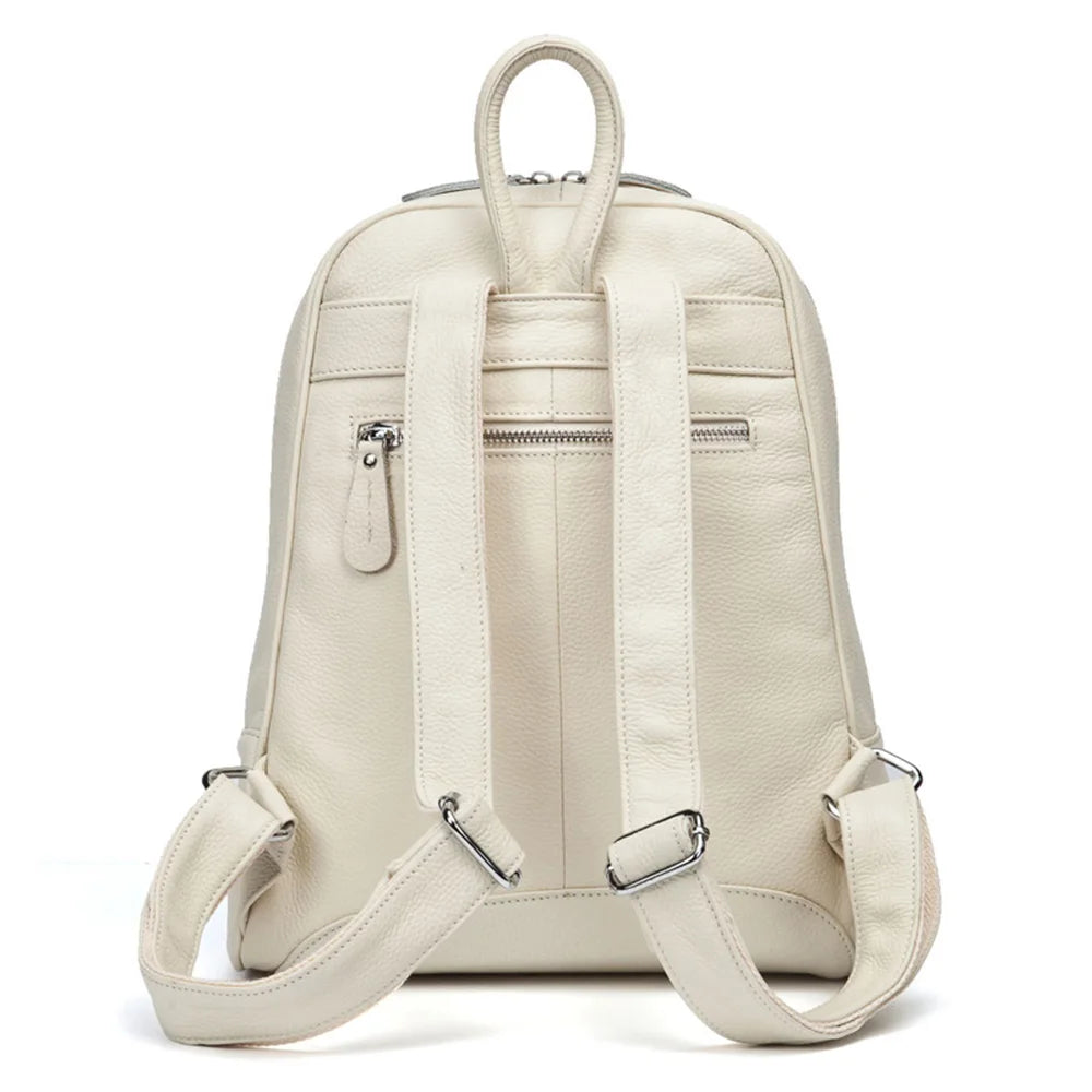 Zency Soft Genuine Leather Women’s Travel Backpack