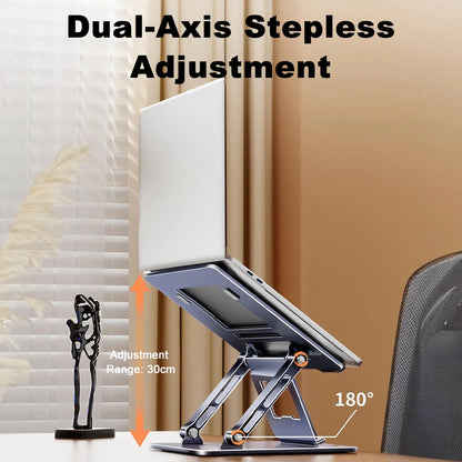 Multi-purpose Foldable Laptop Stand Desktop Tablet Holder 360°Rotating Hight Adjustable Bracket For Cell Phone Projecor Notebook