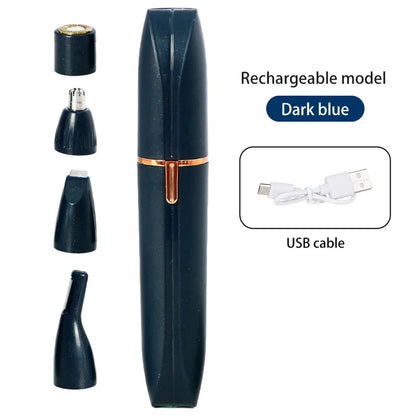 4-in-1 Electric Hair Remover – Full Body Shaver, Facial Epilator & Bikini Trimmer