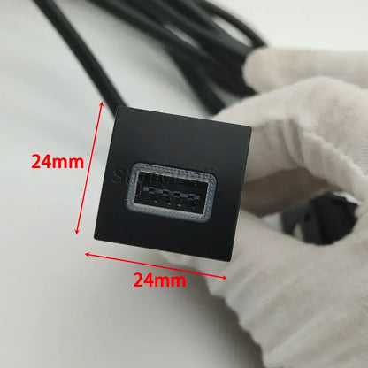 Fast Charging Car USB Adapter (PD & QC3.0 Power Button)