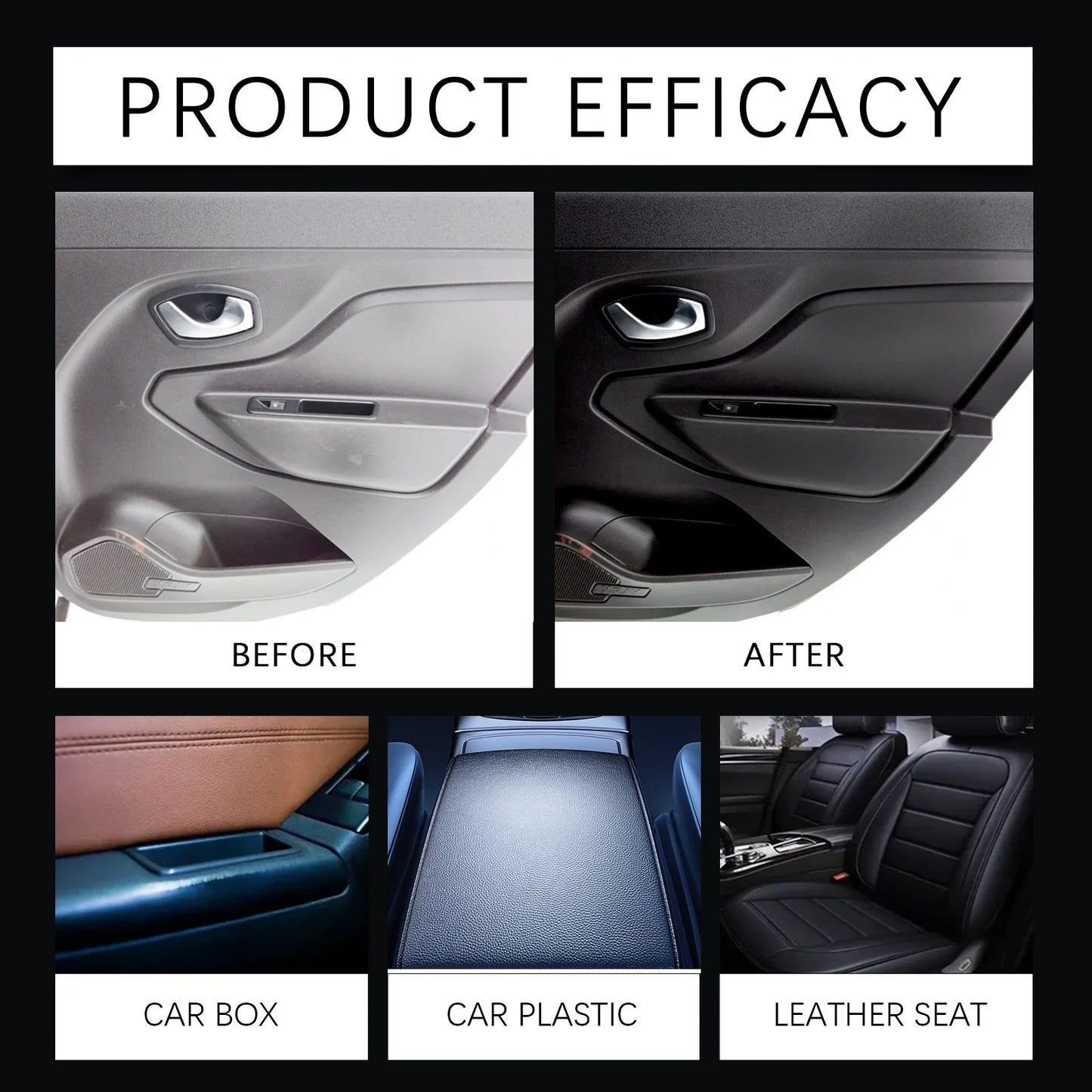 100ml Car Interior Polish & Shine Cleaner Spray
