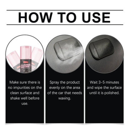 100ml Car Interior Polish & Shine Cleaner Spray